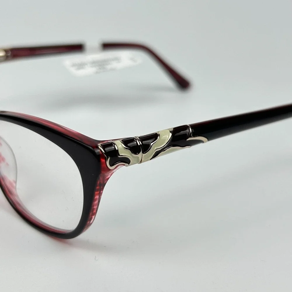 Designer Looks for Less FM19012 Women Eyeglasses Frame Red Full Rim 54-15-135 mm